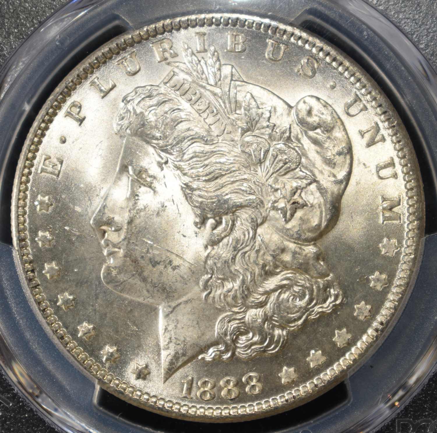 1888 MORGAN DOLLAR PCGS MS-63