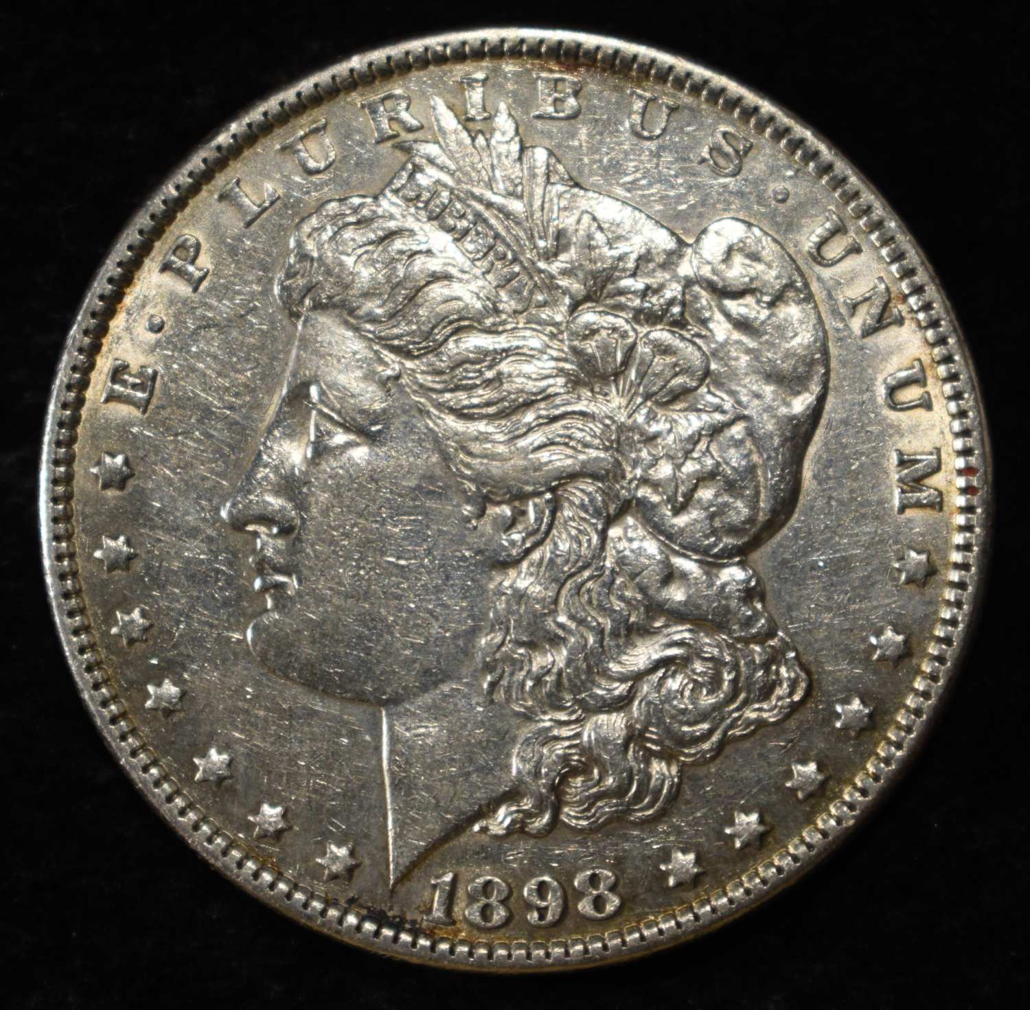 1898 MORGAN DOLLAR AU/BU