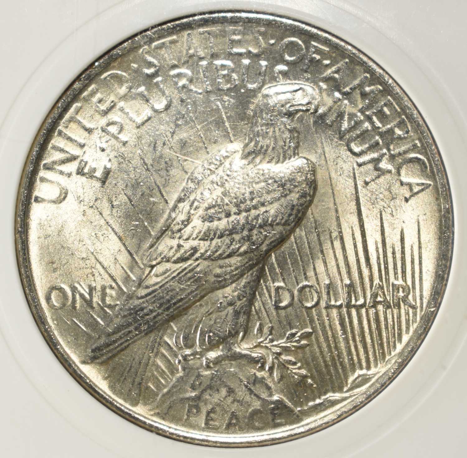 1922 PEACE DOLLAR PCI SUPERB GEM BU