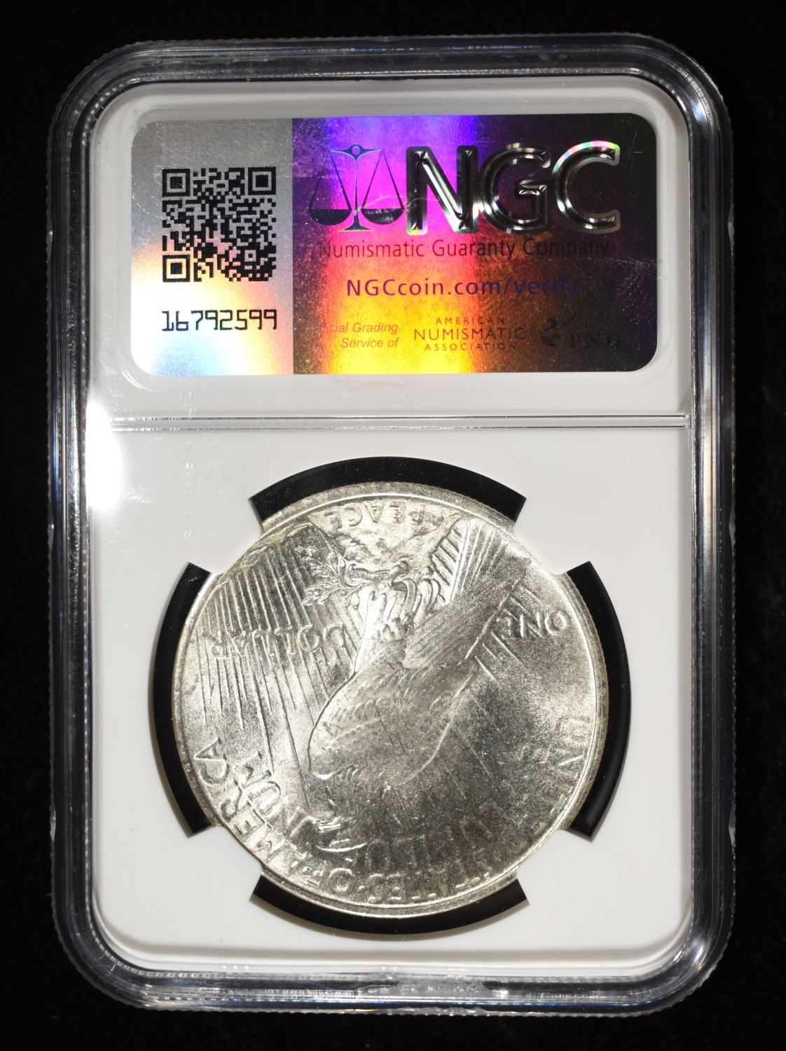 1924 PEACE DOLLAR NGC MS63