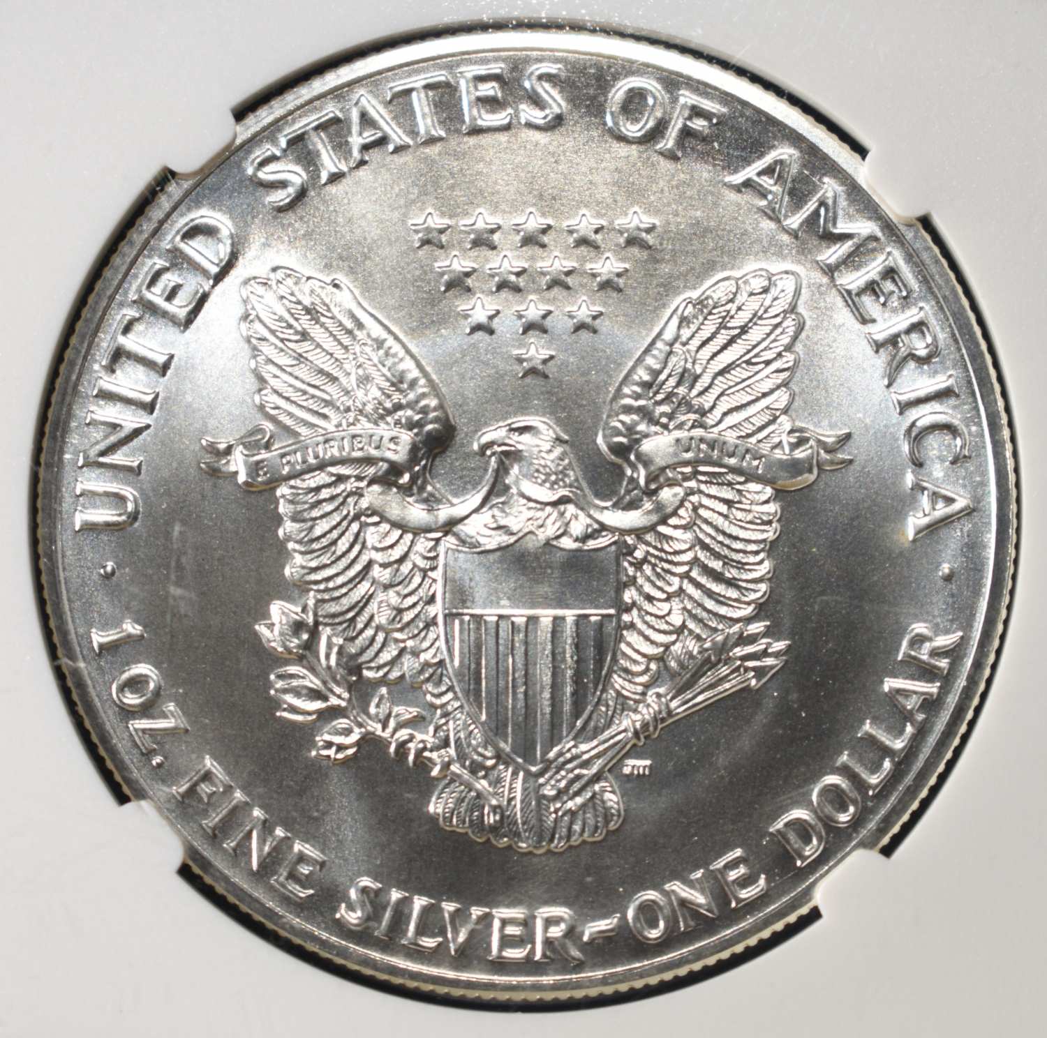 1987 AMERICAN SILVER EAGLE NGC MS69