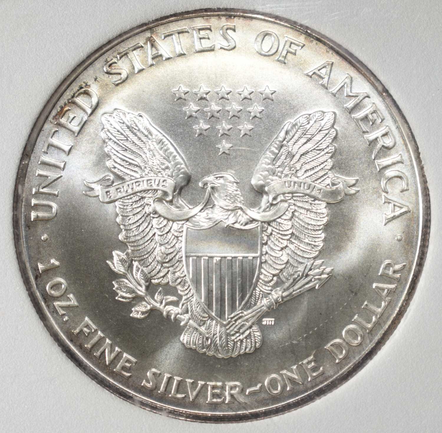 1999 AMERICAN SILVER EAGLE IGS PERFECT GEM BU