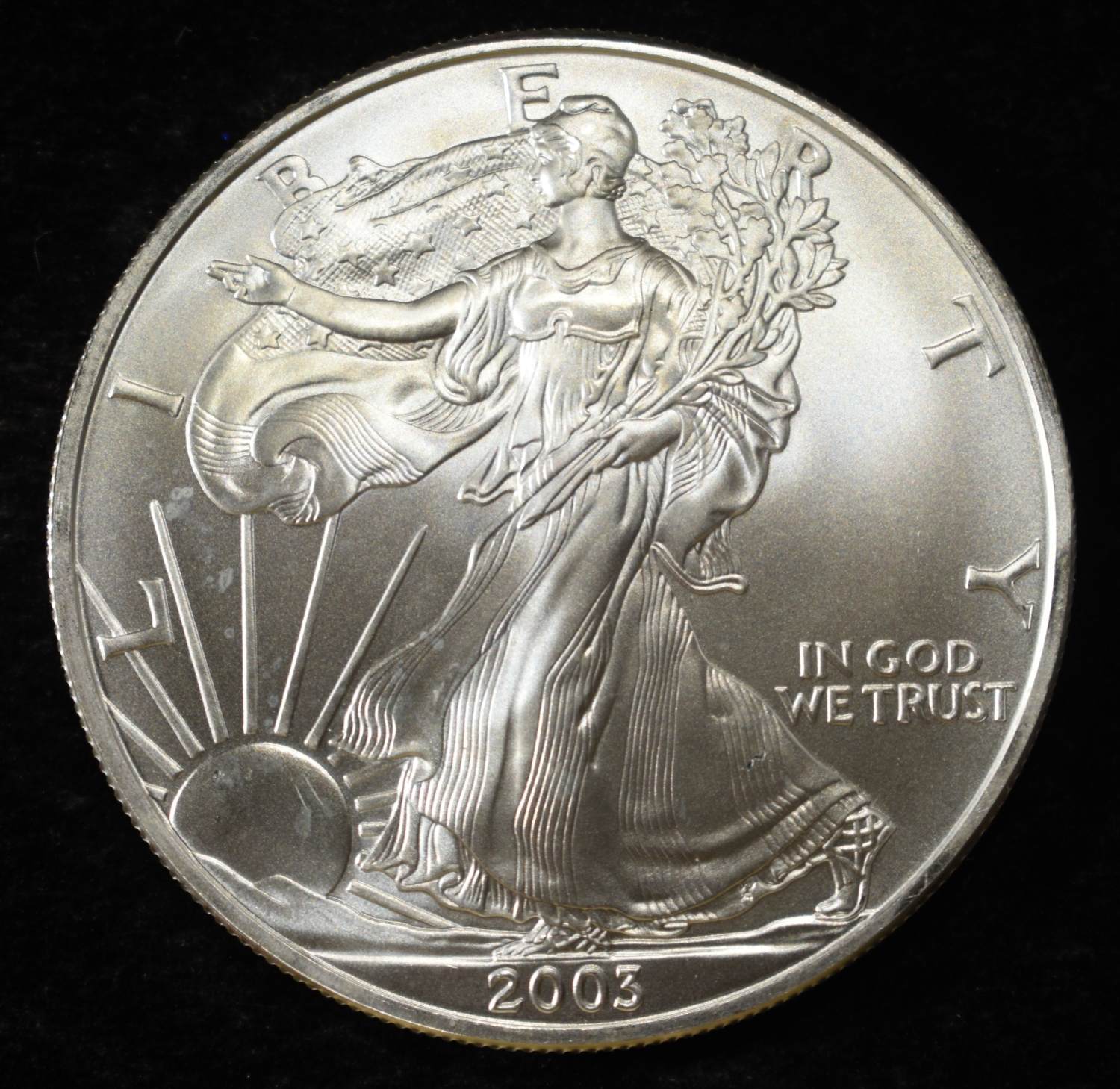 2003 AMERICAN SILVER EAGLE