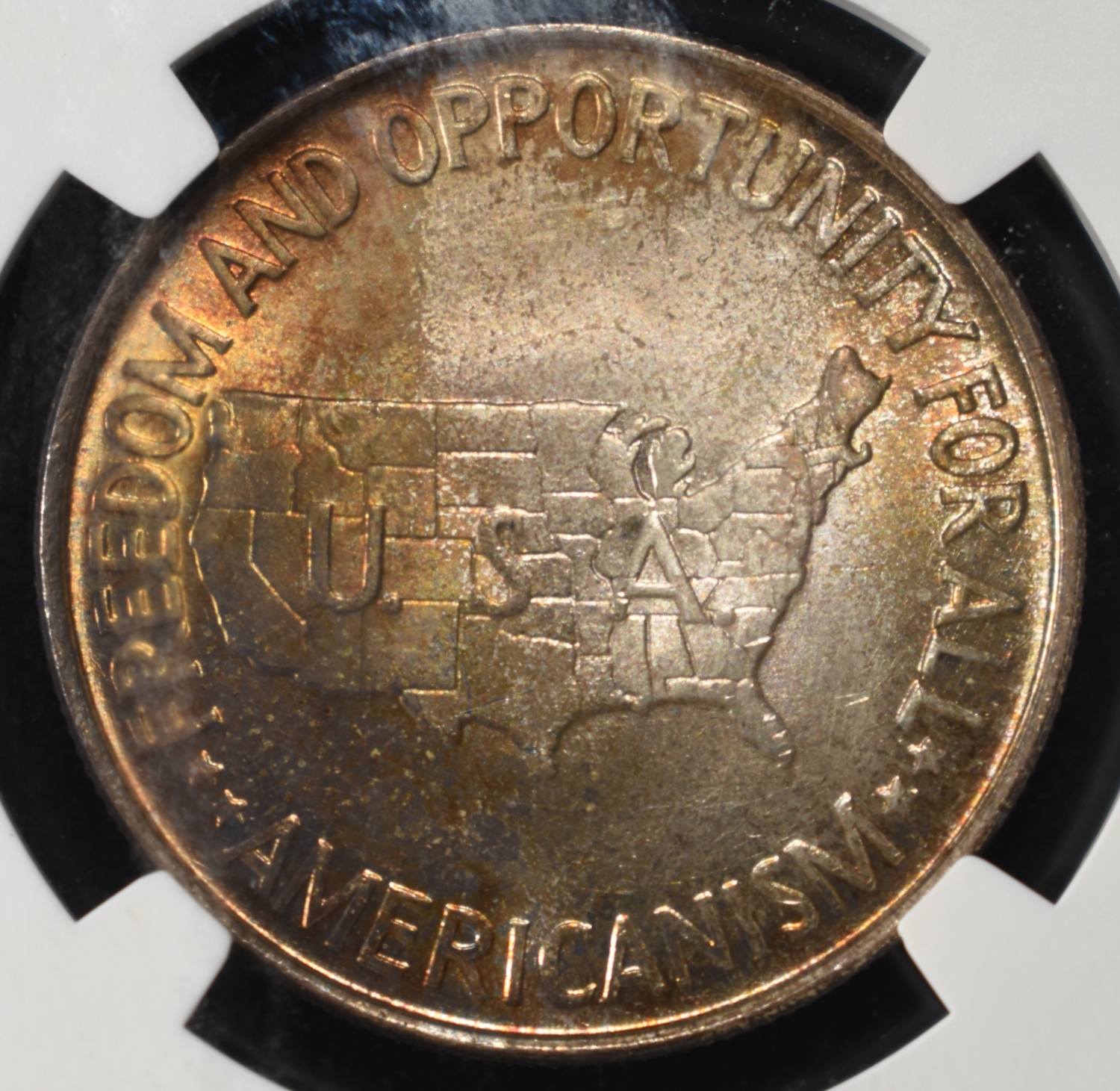 1952 50C COMMEM WASHINGTON-CARVER NGC MS67