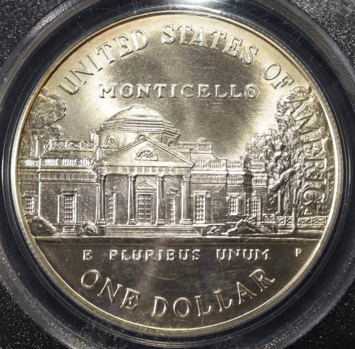 1993-P $1 COMMEM JEFFERSON PCGS MS67