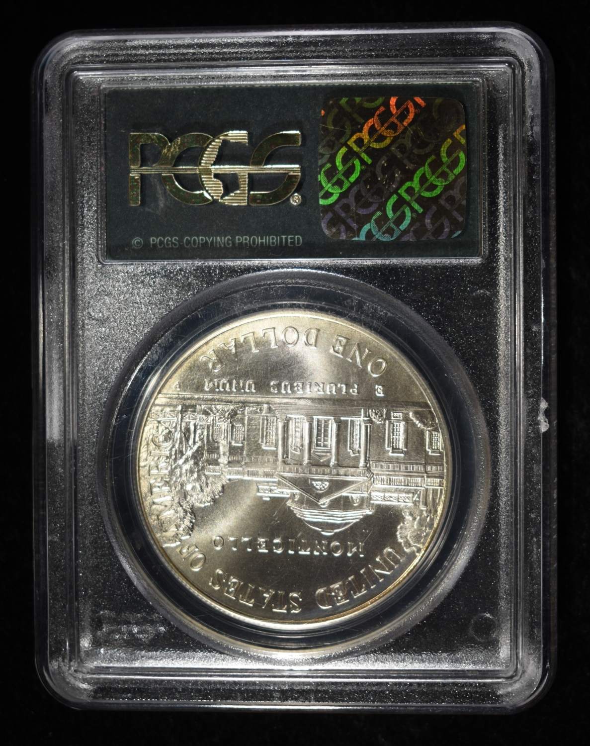 1993-P $1 COMMEM JEFFERSON PCGS MS67