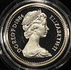 1984 PROOF 1 POUND SCOTTISH THISTLE 92.5% SILVER. TOP RATED AUCTION HOUSE ESTIMATE $60 - $80.Image - 1