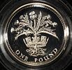 1984 PROOF 1 POUND SCOTTISH THISTLE 92.5% SILVER. TOP RATED AUCTION HOUSE ESTIMATE $60 - $80.Image - 2