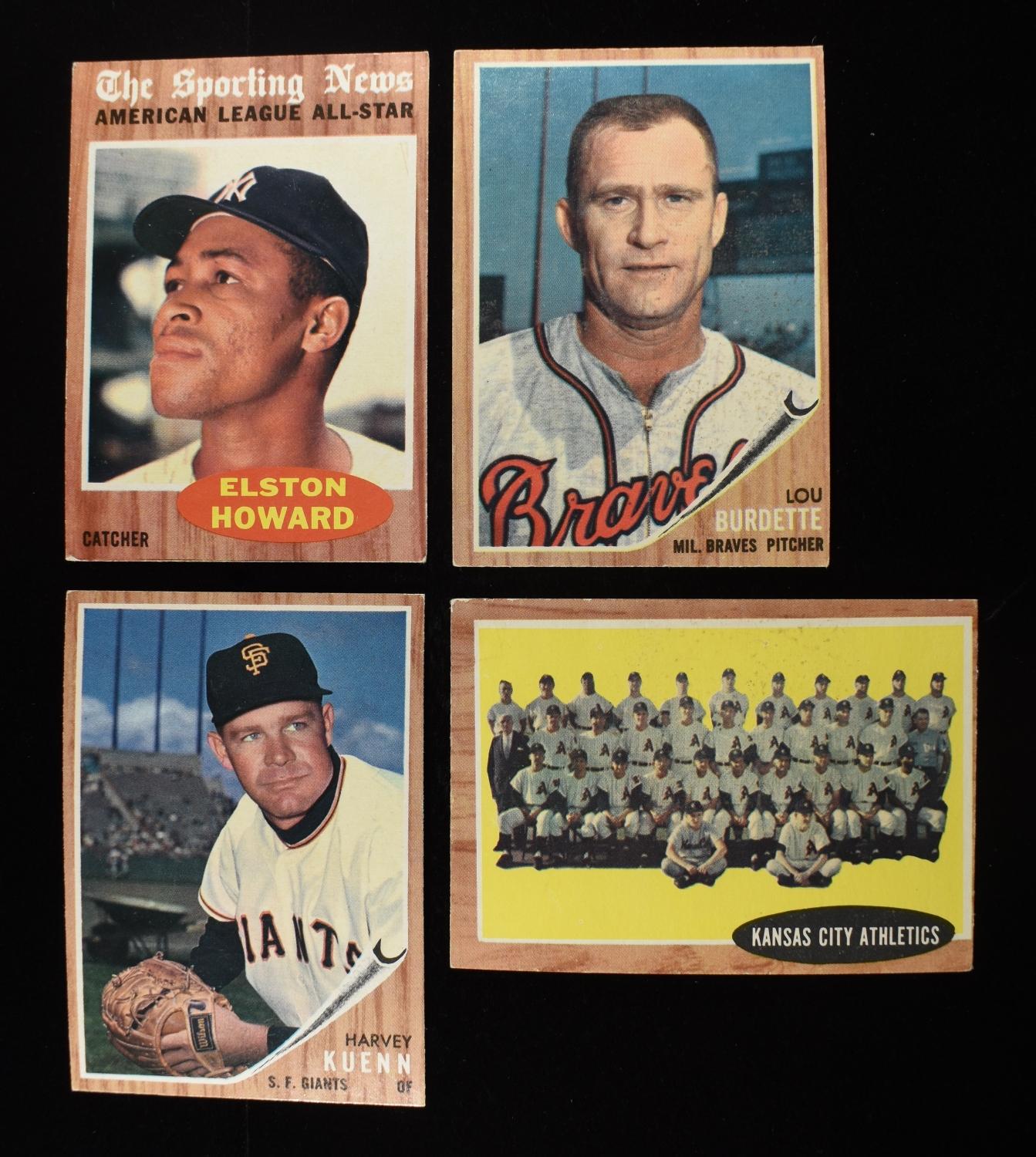 1962 TOPPS MLB (6) STARS & (5) COMMON CARDS