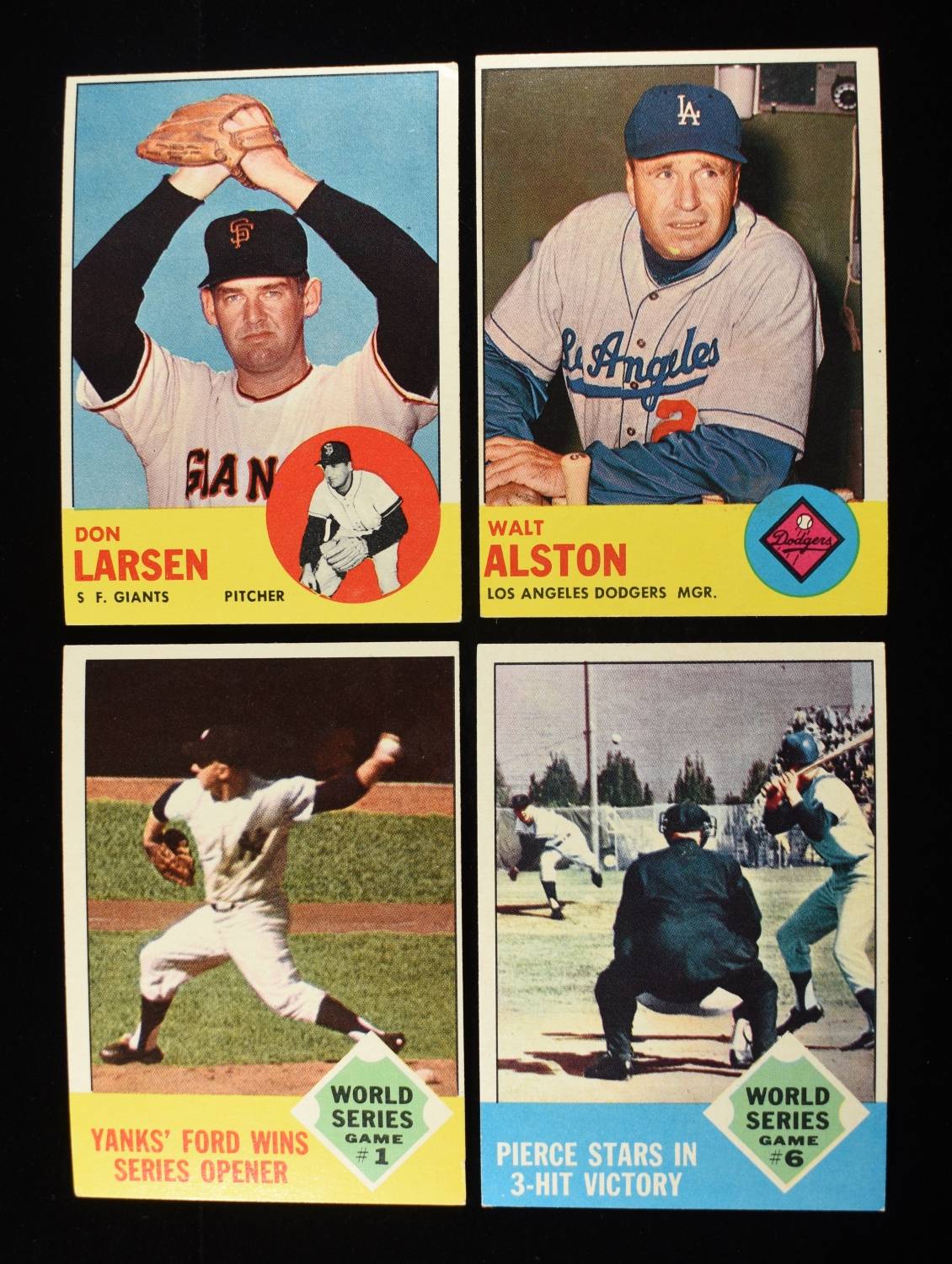(10) 1963 TOPPS BASEBALL CARDS