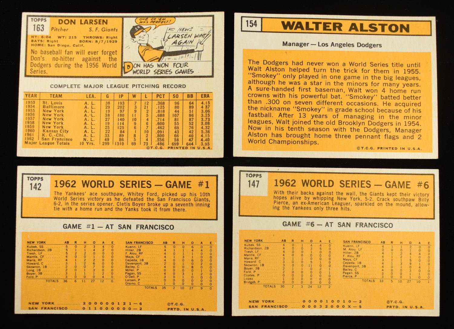 (10) 1963 TOPPS BASEBALL CARDS