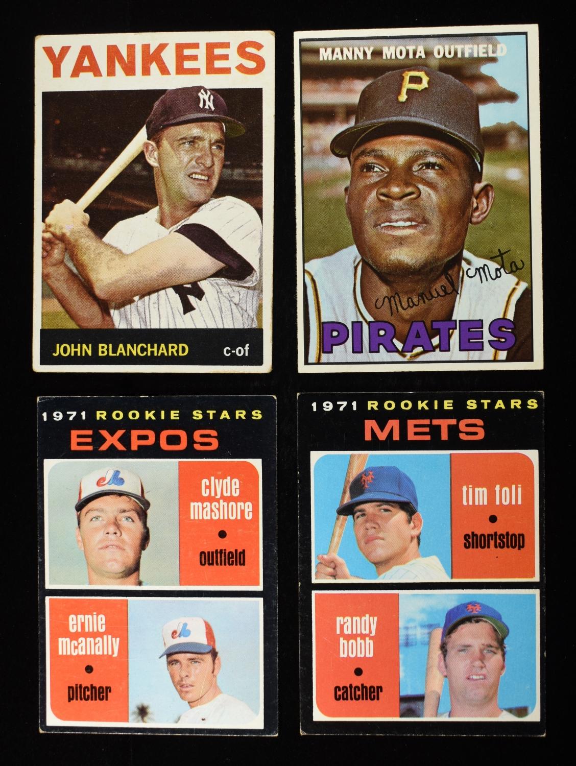 1964, (2) 67, (3) 71, (10) 72 & (12) 70 TOPPS MLB