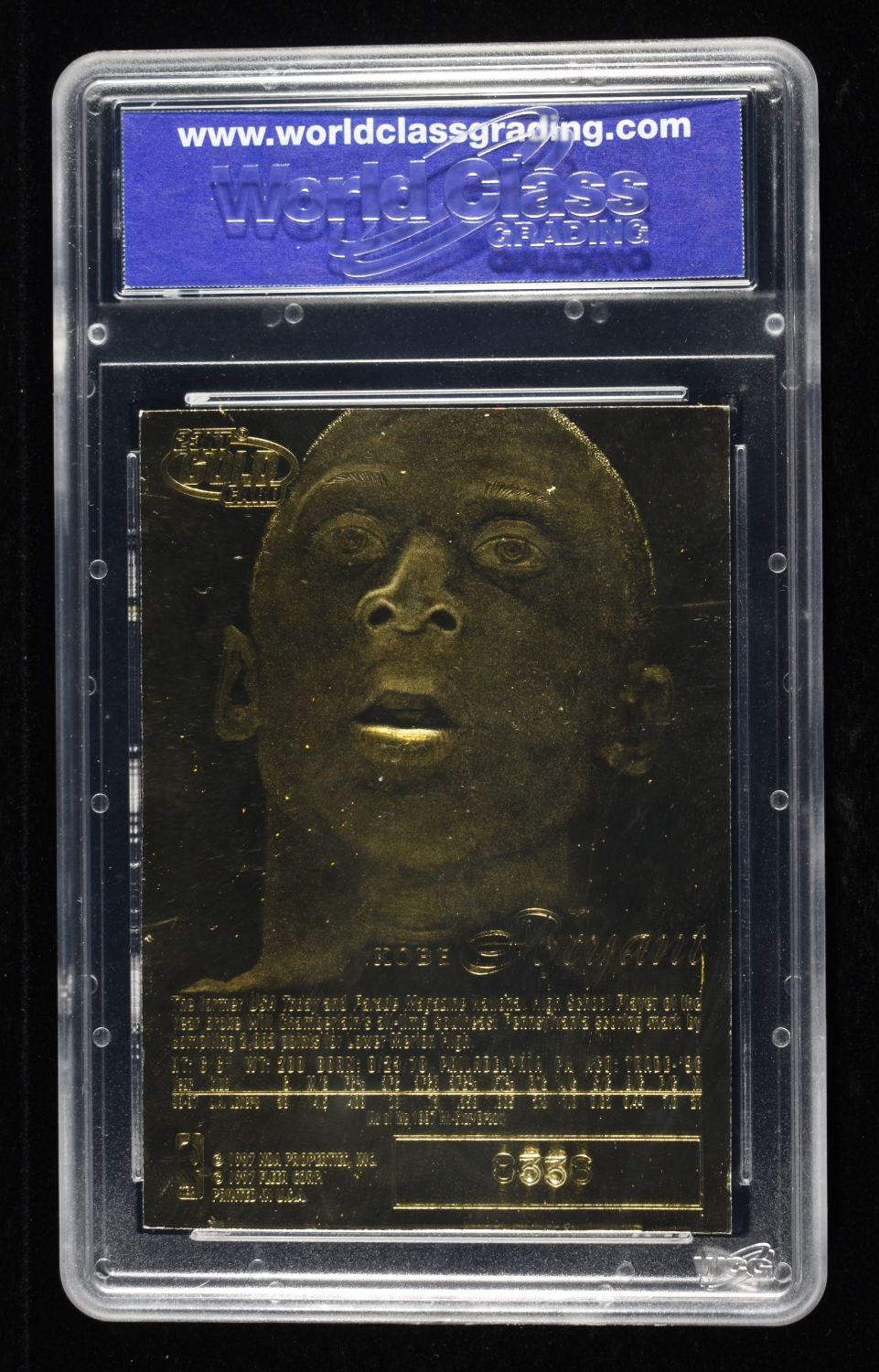 1996-97 BRYANT 23KT GOLD FLEER WCG GEM-NT