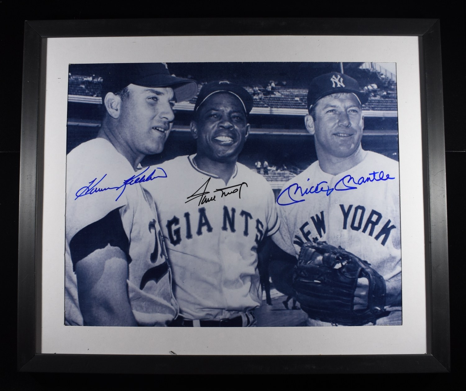 WILLIAM /MANTLE/KILLEBREW SIGNED 8X10 /W COA