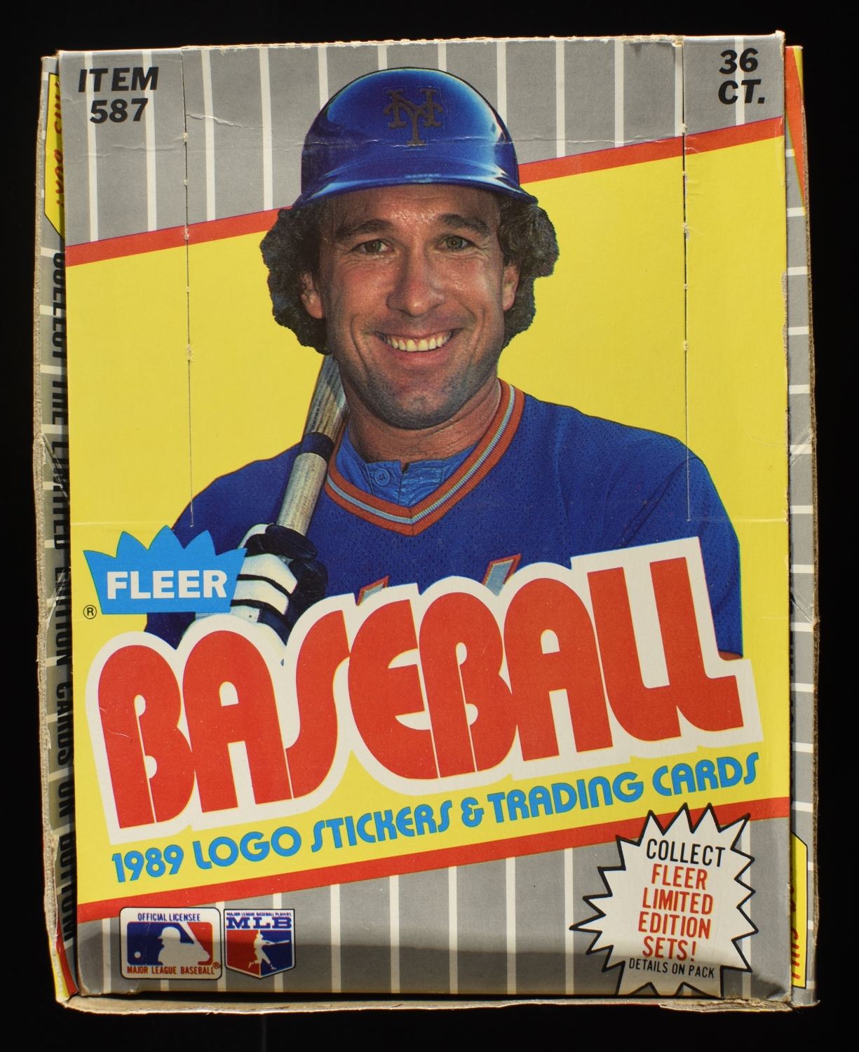 '89 FLEER BASEBALL CARDS FULL BOX 36 CT