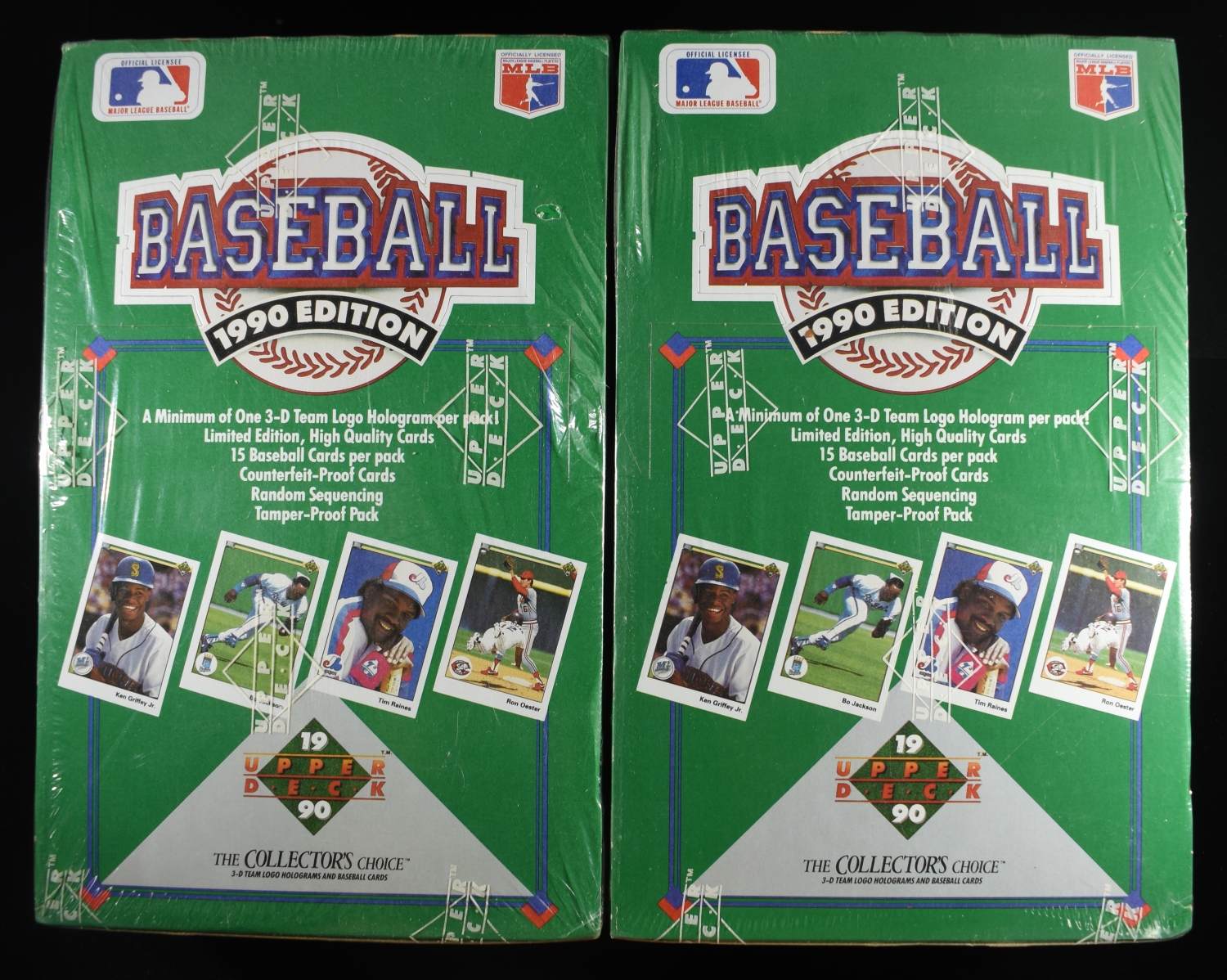 (2) '90 UD BASEBALL CARDS FACTORY SEALED BOXES