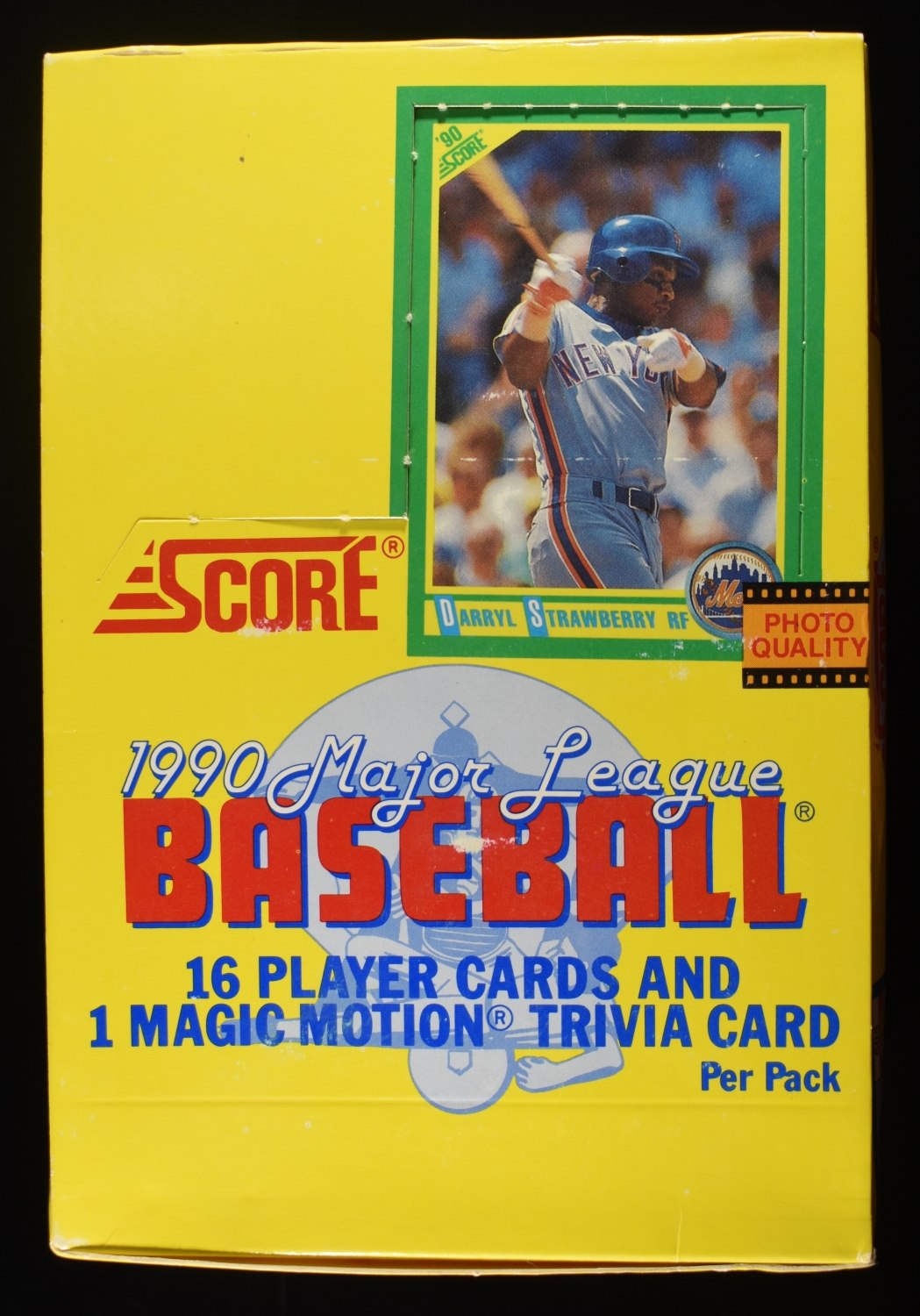 '90 SCORE BASEBALL CARDS FULL BOX