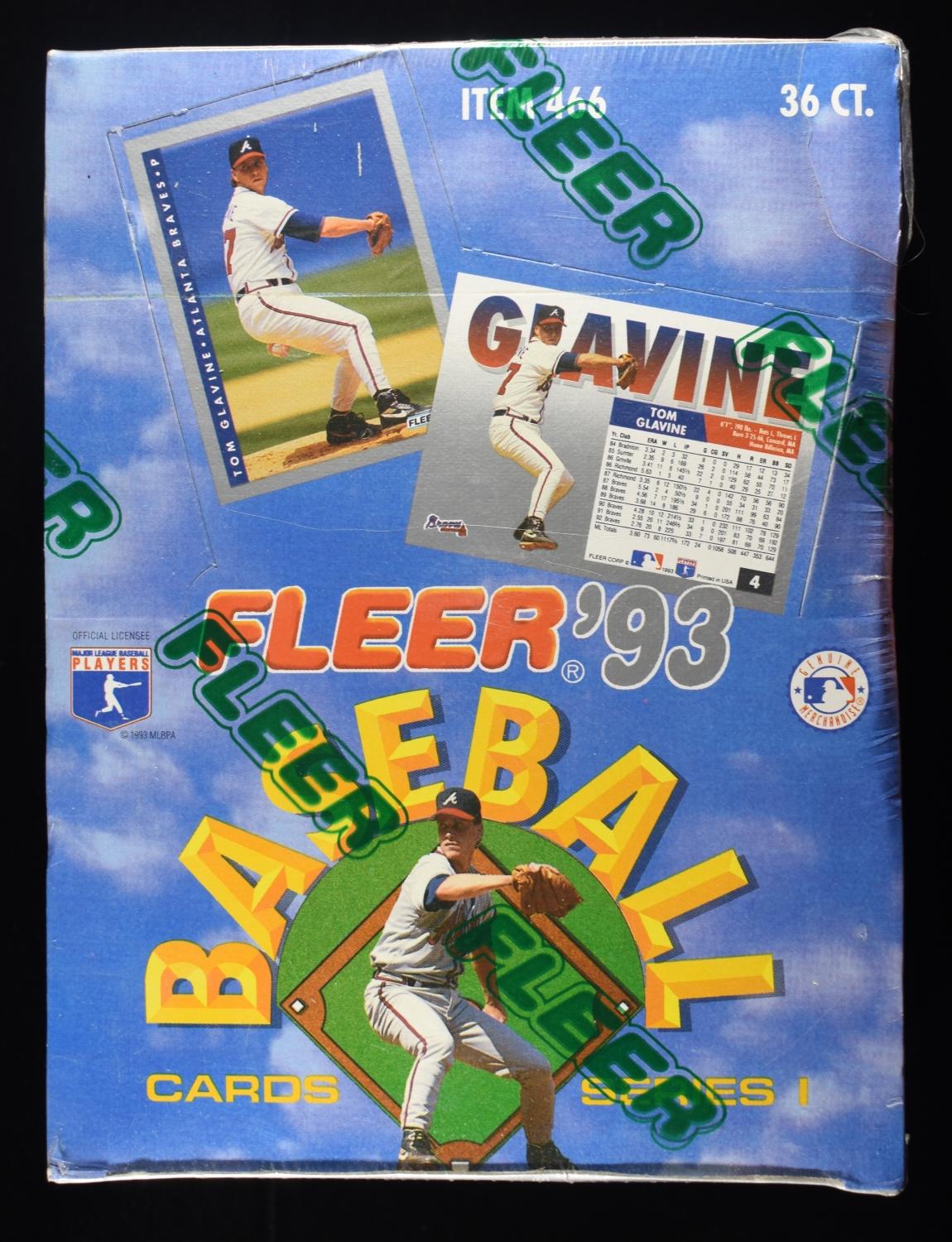'93 FLEER BASEBALL CARDS FACTORY SEALED BOX