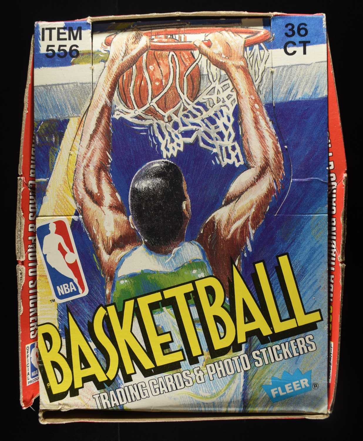 '89 FLEER NBA BASKETBALL CARDS FULL BOX