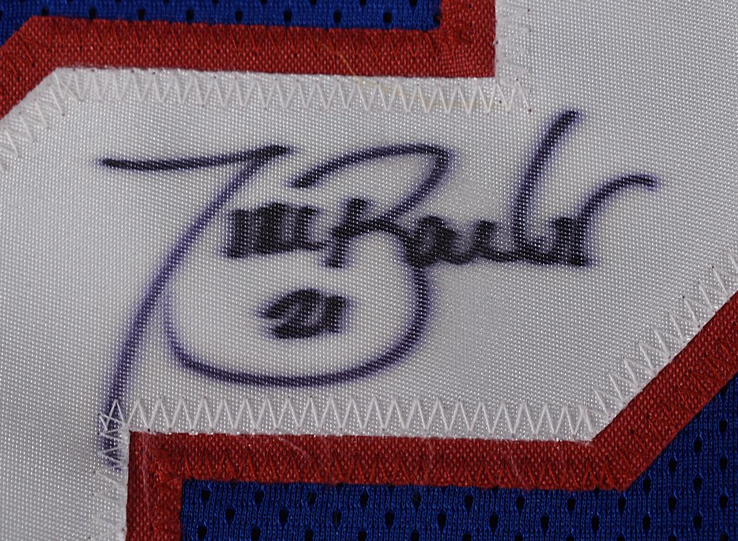 NY GIANTS TIKI BARBER SIGNED JERSEY