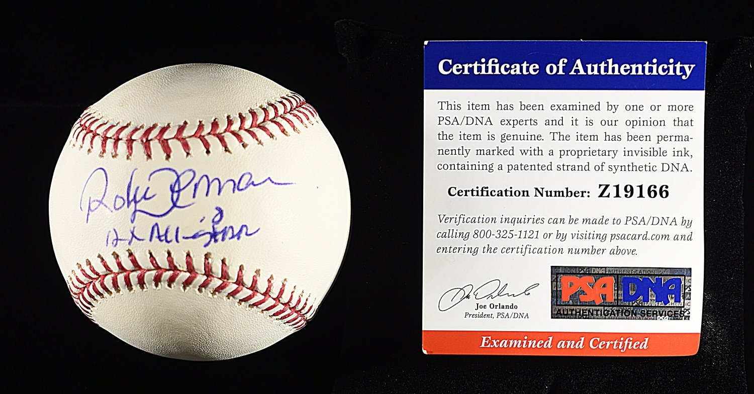 ROBERTO ALOMAR SIGNED BASEBALL W/COA