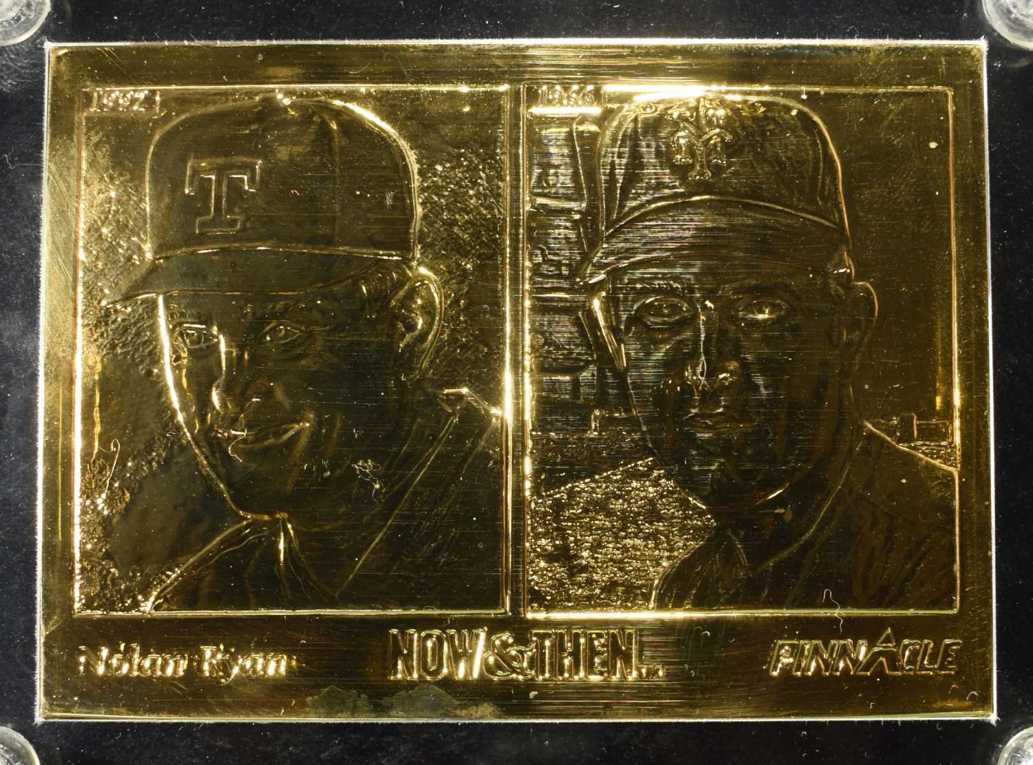NOLAN RYAN CARD 4.25 OZ SILVER W/ 24K PLATE