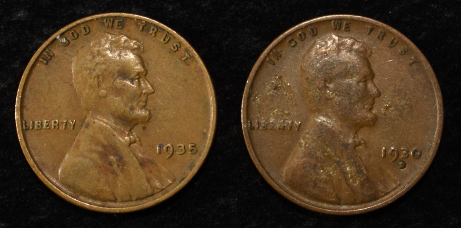 (500) WHEAT CENTS: MIXED DATES