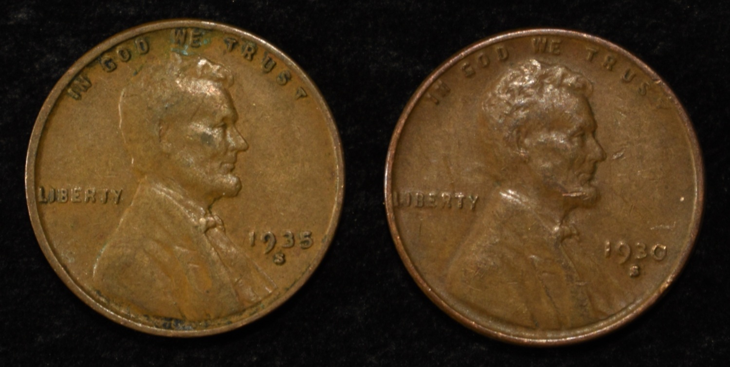 200 "S" MINT WHEAT CENTS