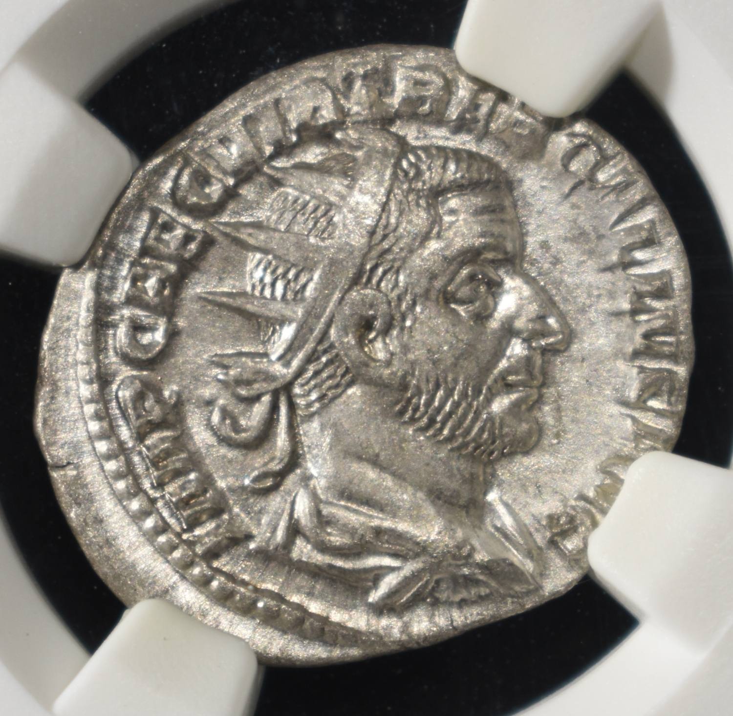 AD 251-253 TREB. GALLUS AR DOUBLE-DENARIUS NGC AU