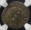 AD 337-340 CONSTANTINE II ROMAN EMPIRE NGC MS. AE4 (BI NUMMUS) ISSUED AS CAESAR ESTIMATE $360 - $410.Image - 1