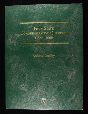 FIFTY STATE COMMEM QUARTERS COLLECTION. WEEKLY COIN & CURRENCY AUCTIONS ESTIMATE $100 - $150.