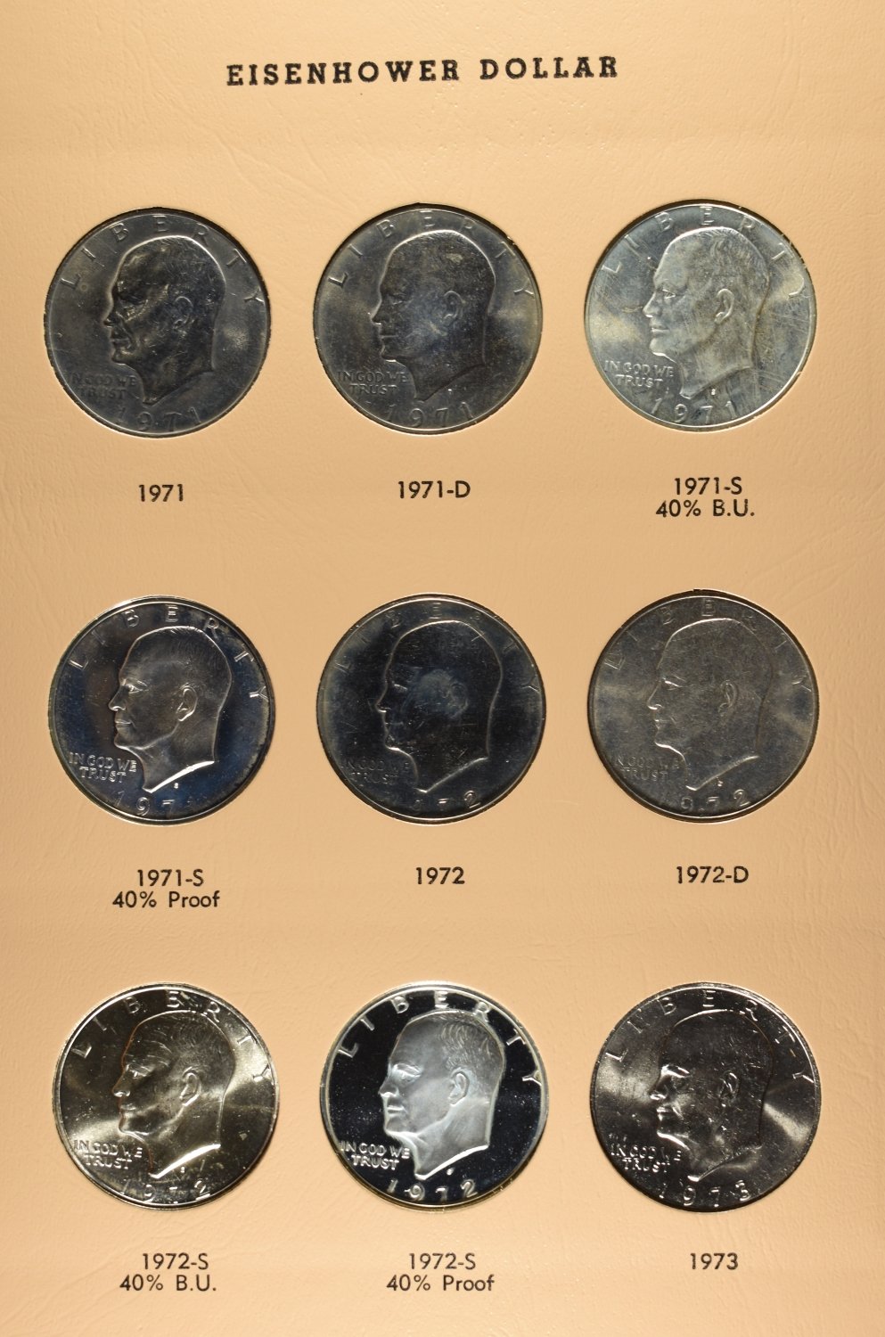 EISENHOWER DOLLAR COLLECTION