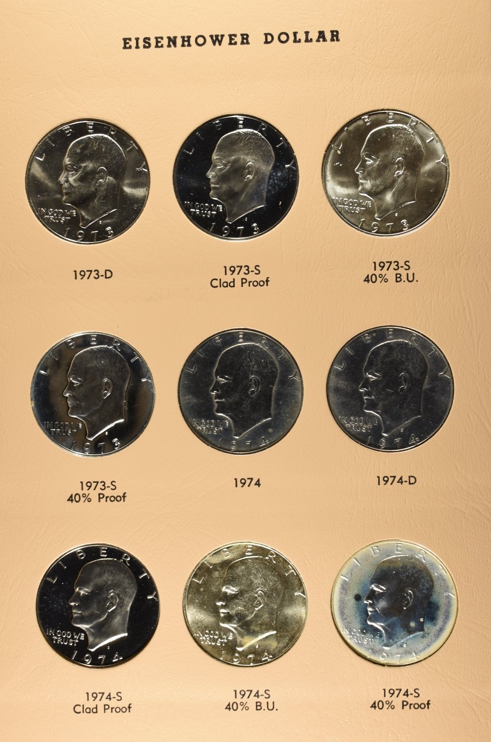 EISENHOWER DOLLAR COLLECTION