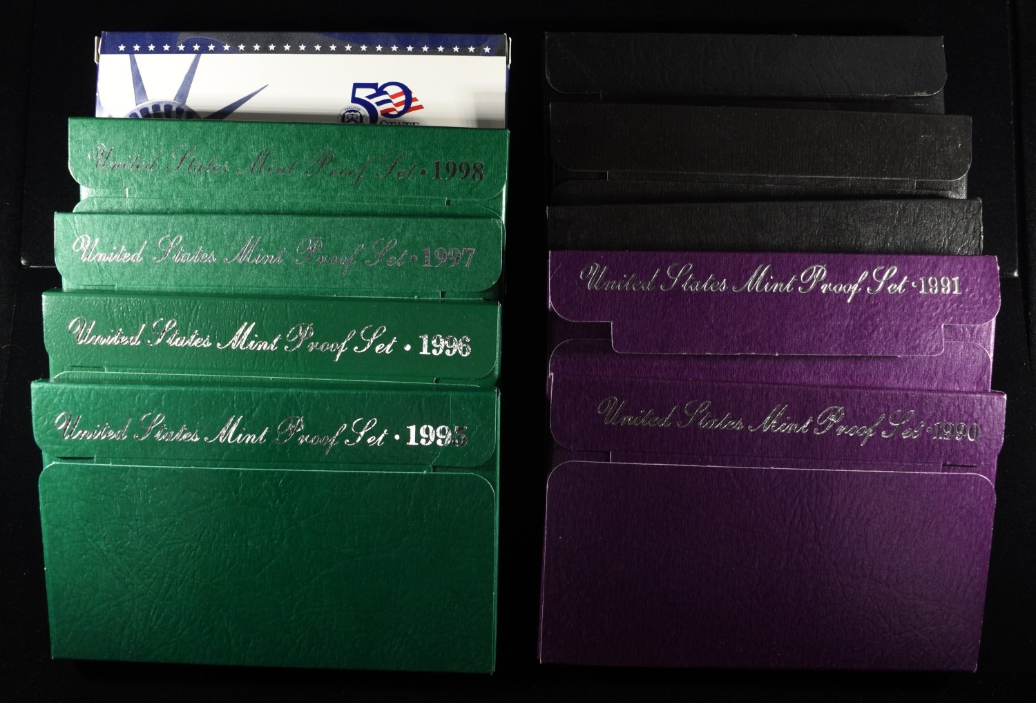 1990-99 US PROOF SETS