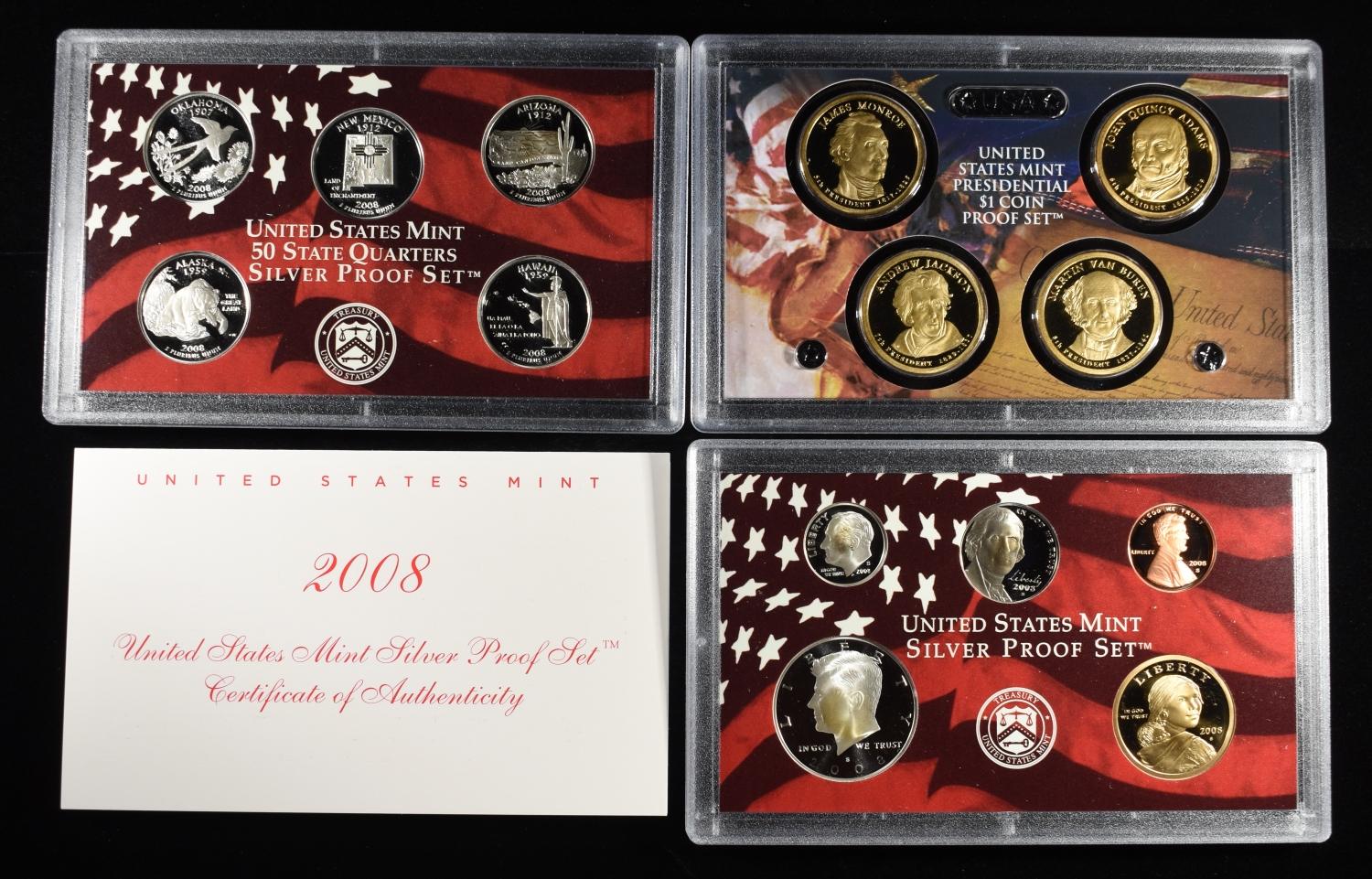 2008 US SILVER PROOF SET