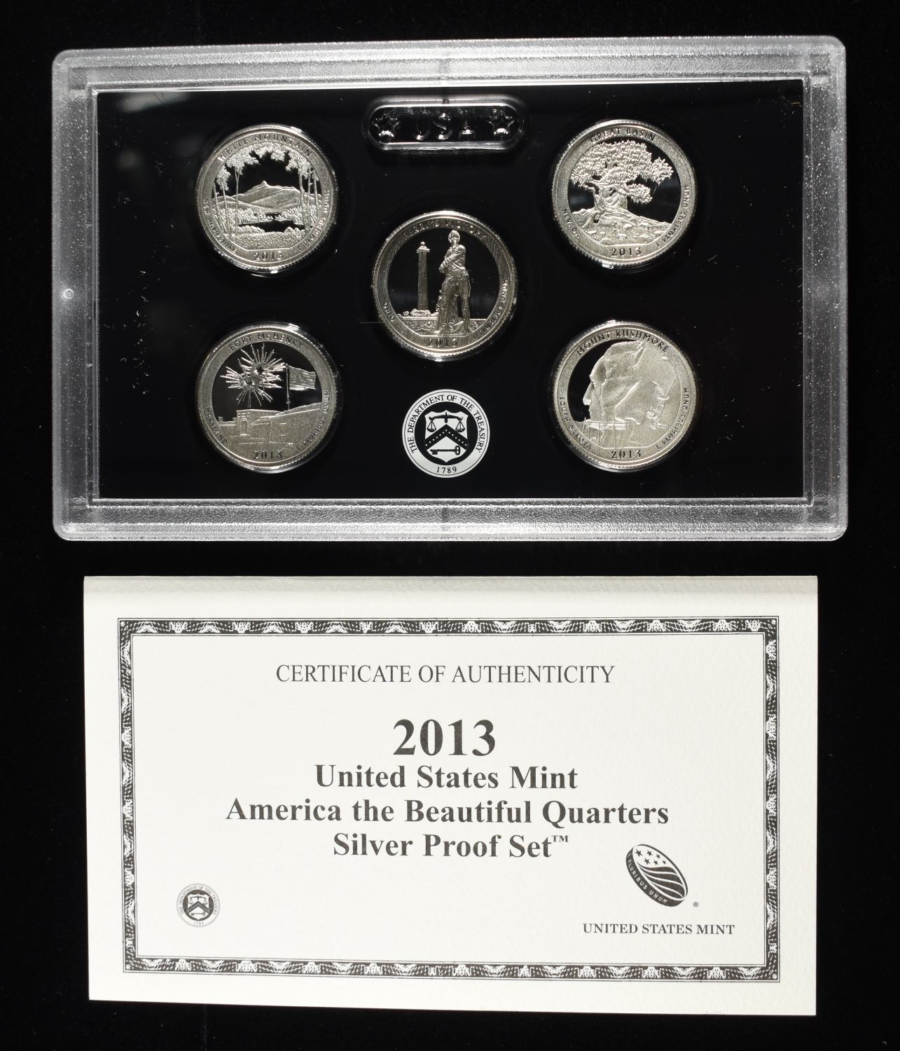 2013 SILVER QUARTER PROOF SET