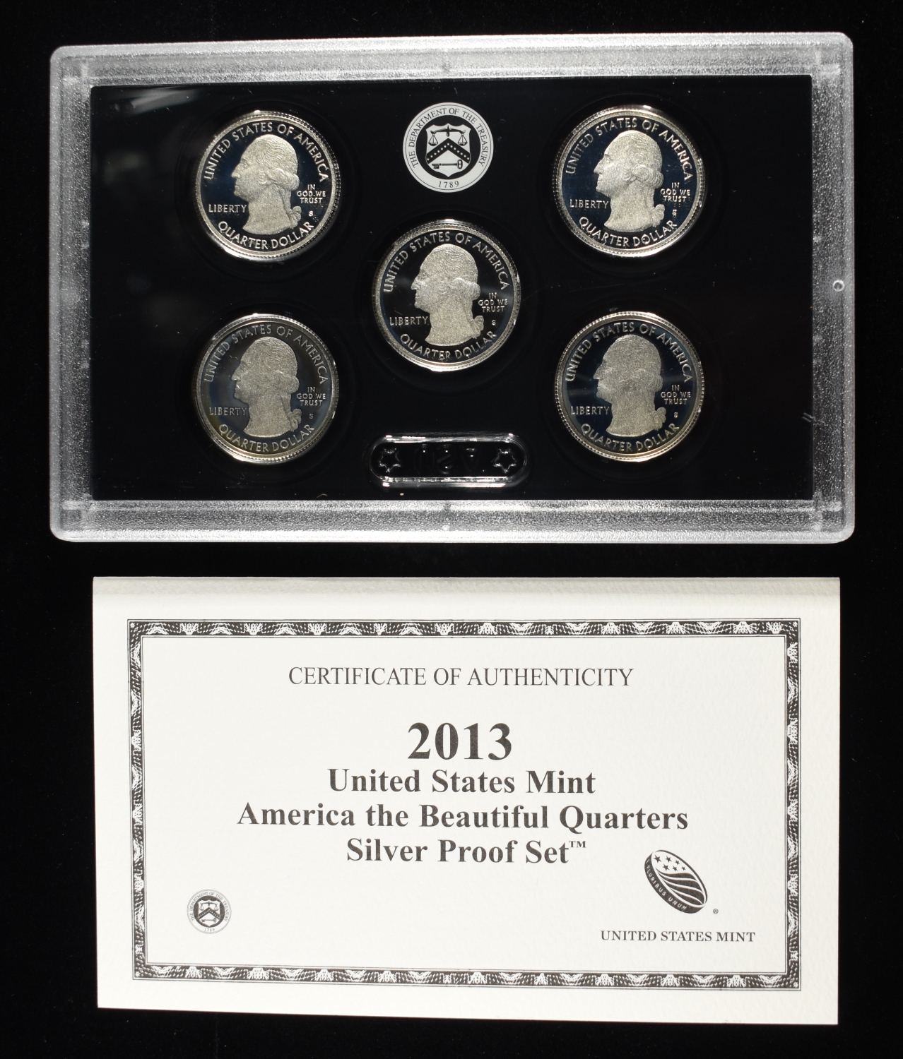 2013 SILVER QUARTER PROOF SET