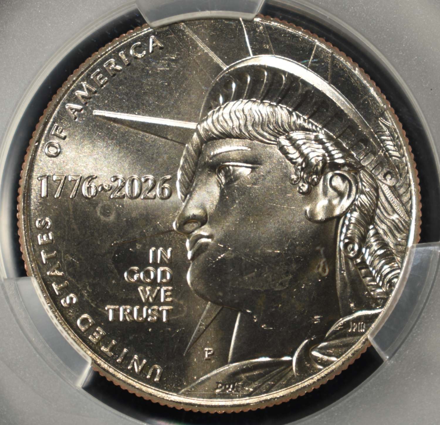 1776-2026-P ENDURING LIBERTY HALF DOLLAR CAC MS-63