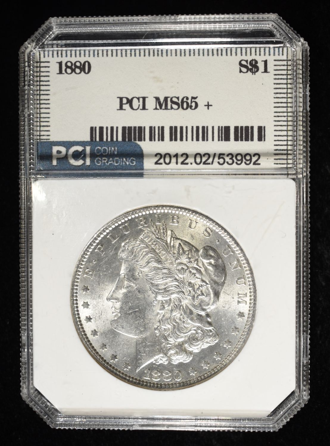 1880 MORGAN DOLLAR PCI GEM BU