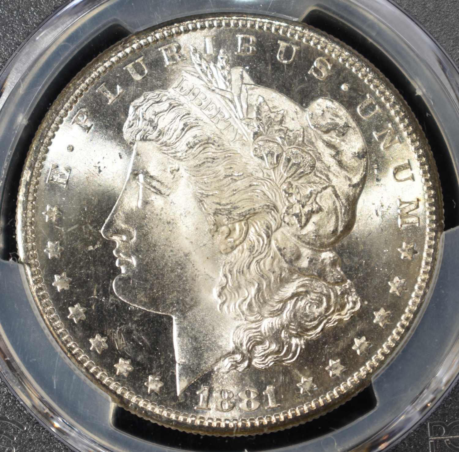 1881-S MORGAN DOLLAR PCGS MS-65