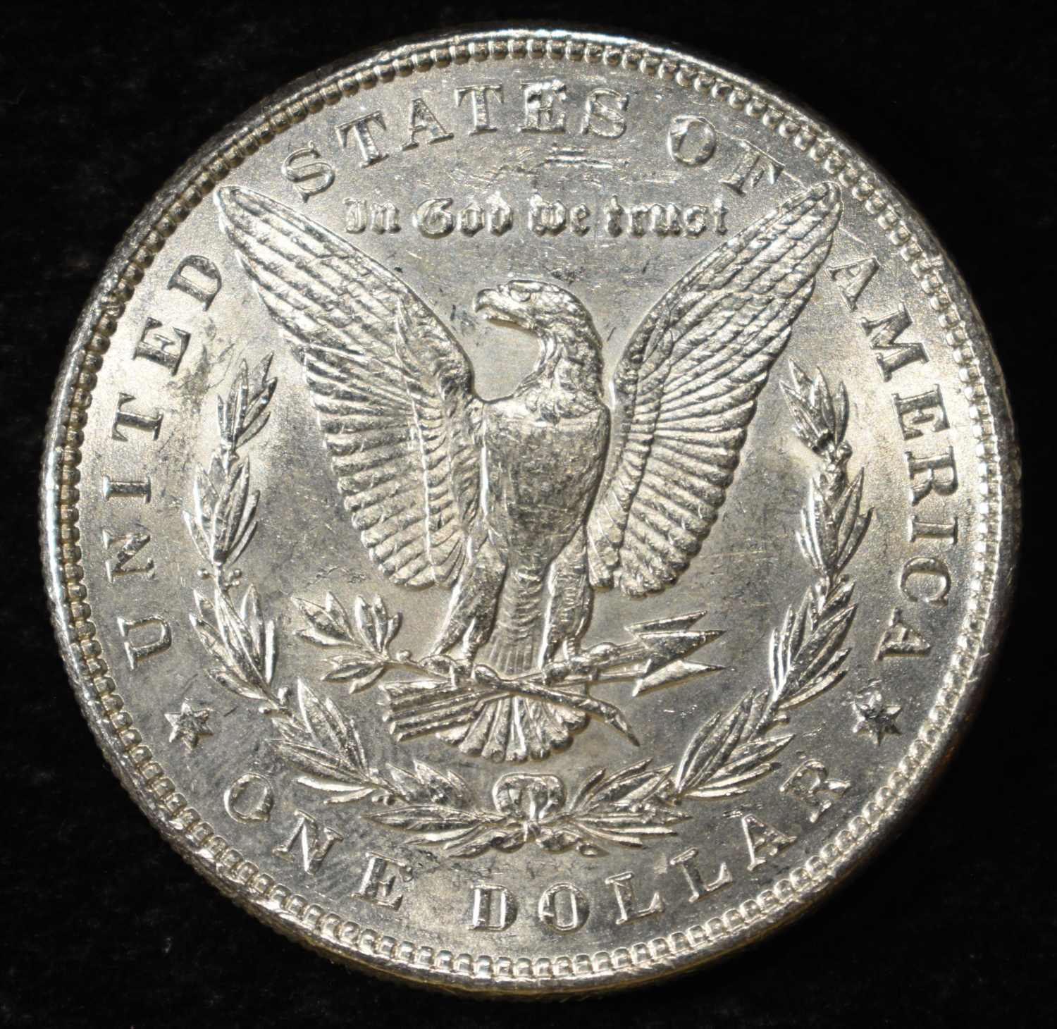 1885 MORGAN DOLLAR AU