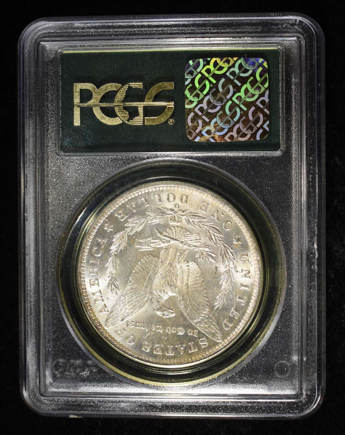 1885-O MORGAN DOLLAR PCGS MS-63 OLD GREEN HOLDER