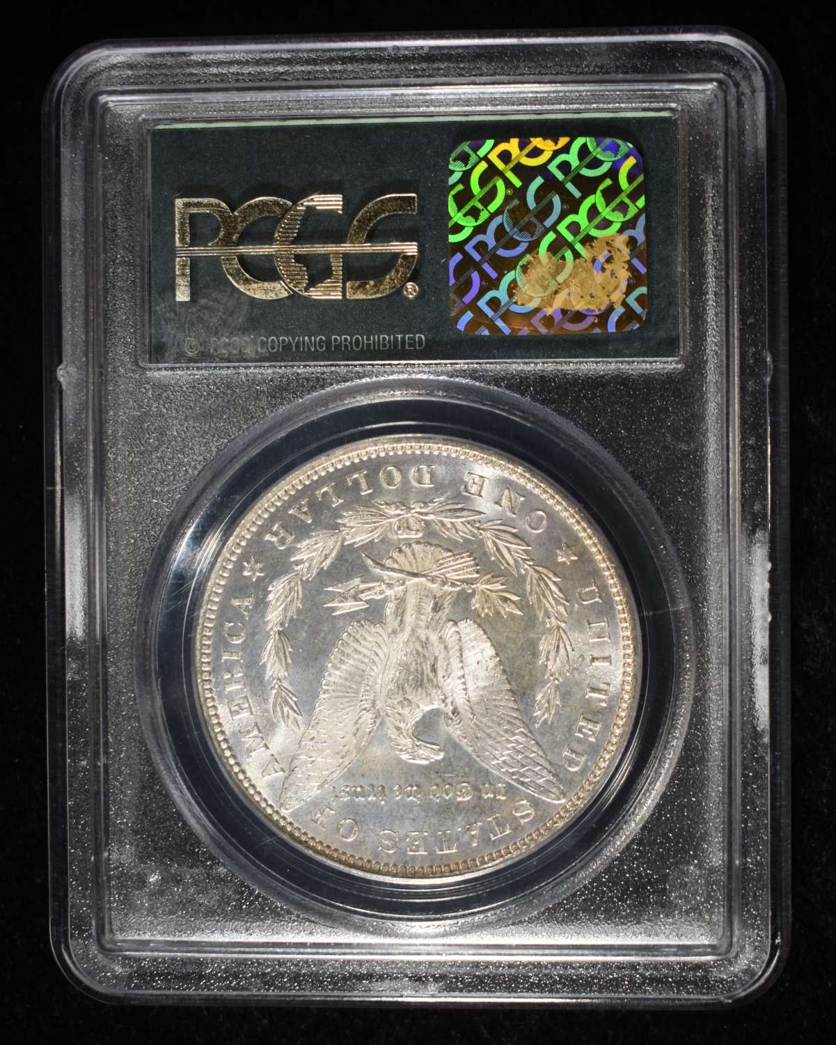 1887 MORGAN DOLLAR PCGS MS-62 OLD GREEN HOLDER
