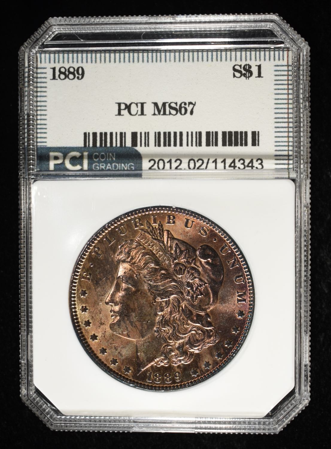 1889 MORGAN DOLLAR PCI SUPERB GEM BU