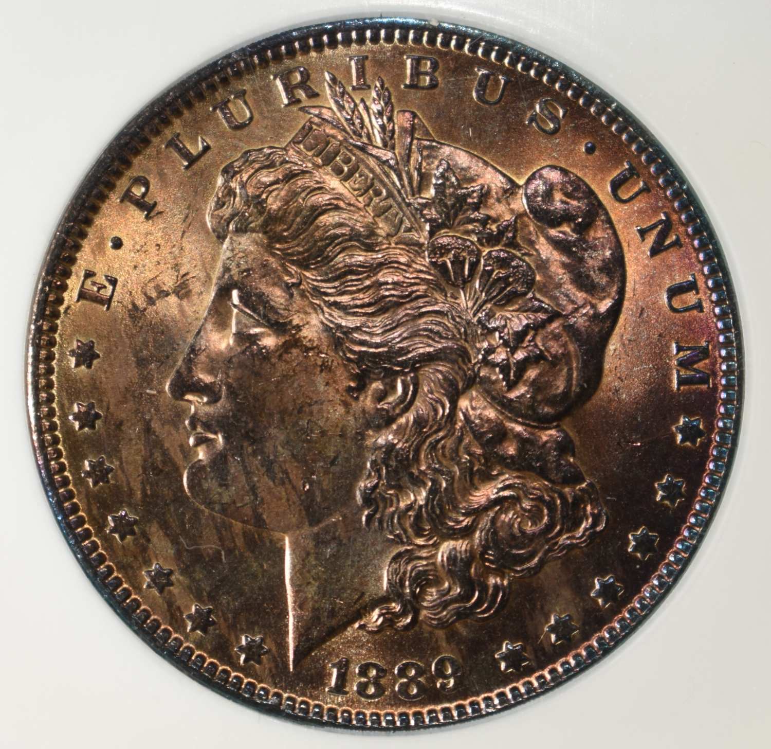 1889 MORGAN DOLLAR PCI SUPERB GEM BU