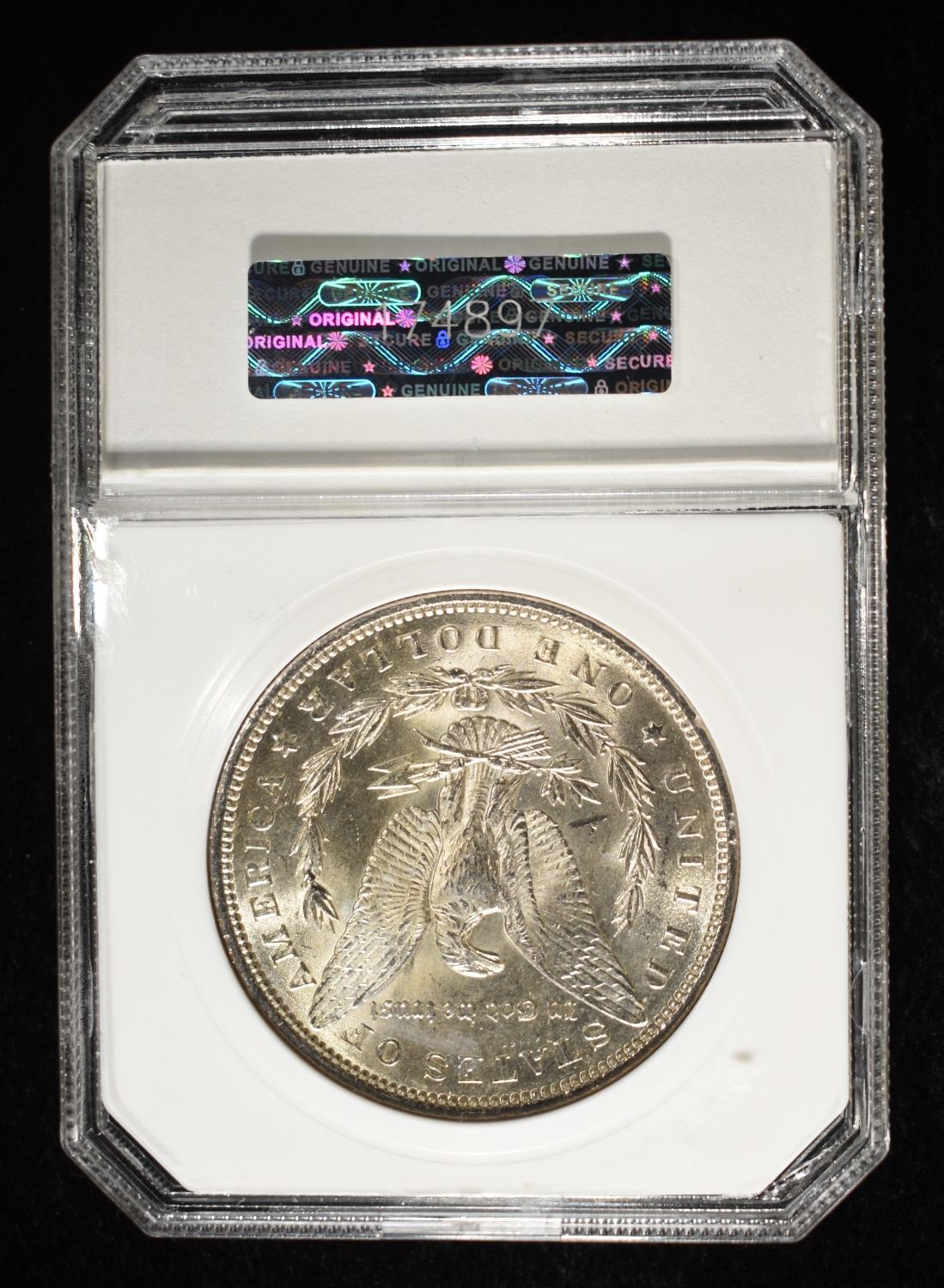 1889 MORGAN DOLLAR PCI SUPERB GEM BU