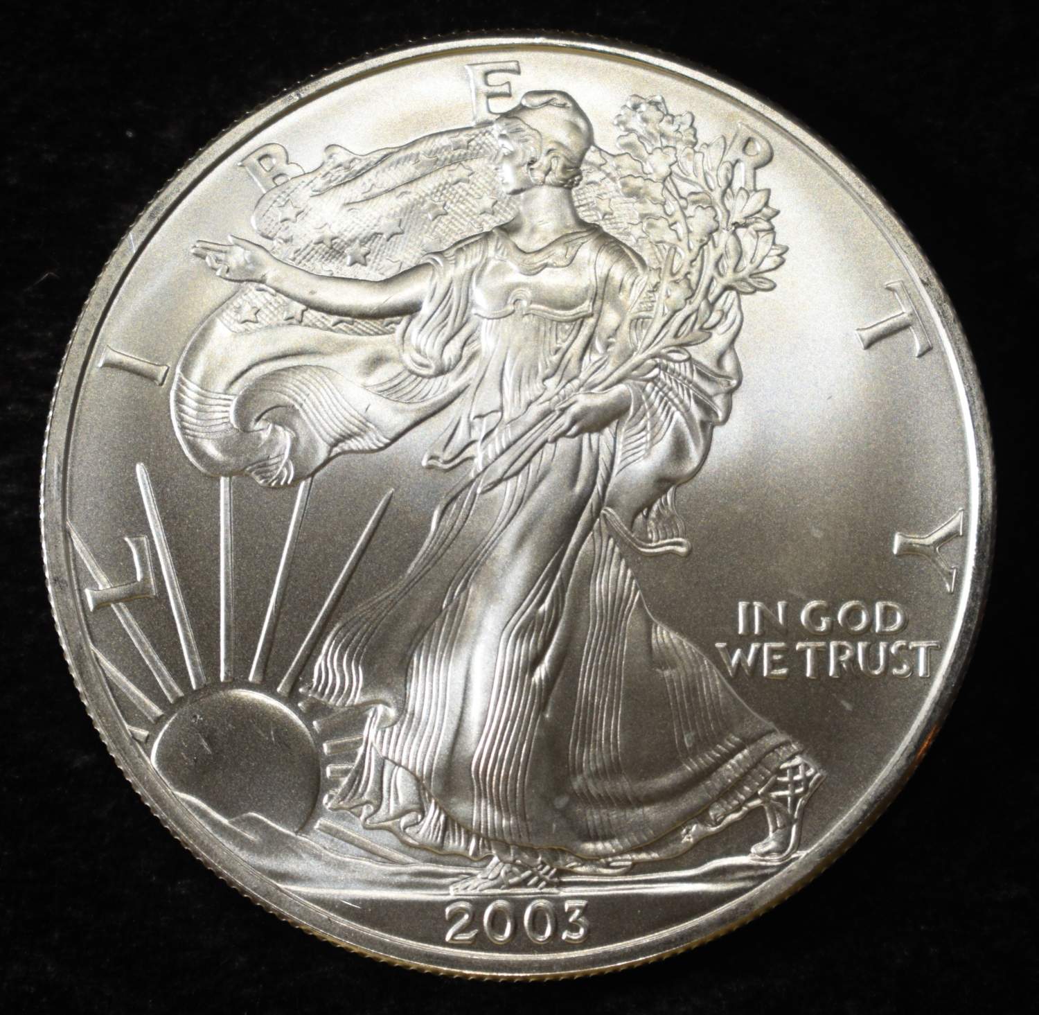 2003 AMERICAN SILVER EAGLE