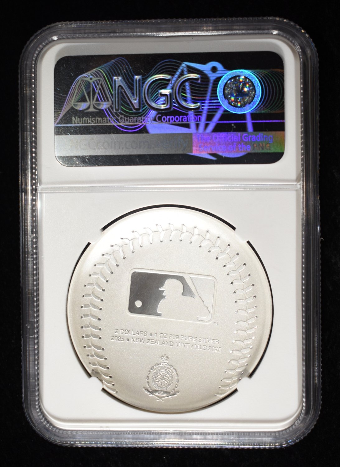 2025 RED SOX 1 OZ .999 SILVER NGC REVERSE PF70
