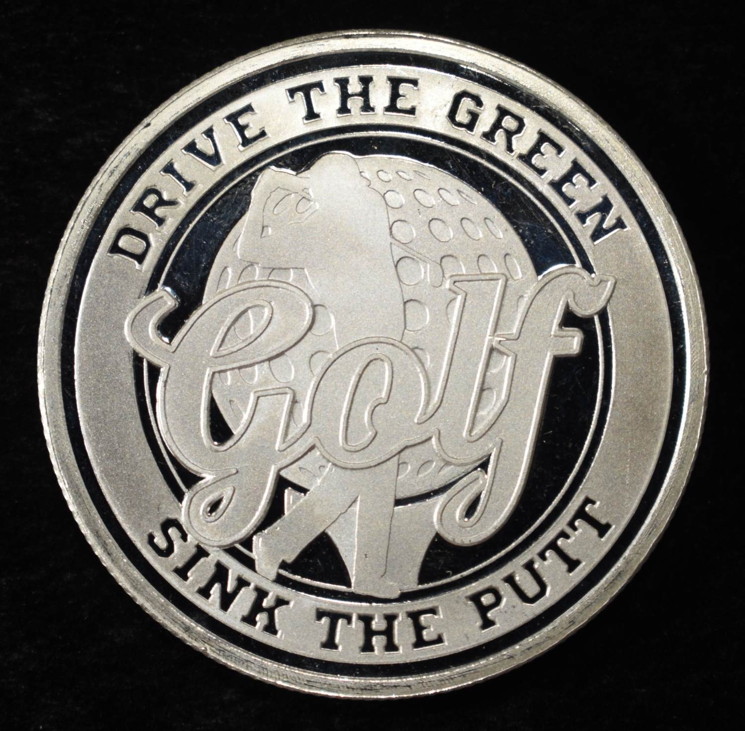 GOLF 1 OZ .999 SILVER ROUND