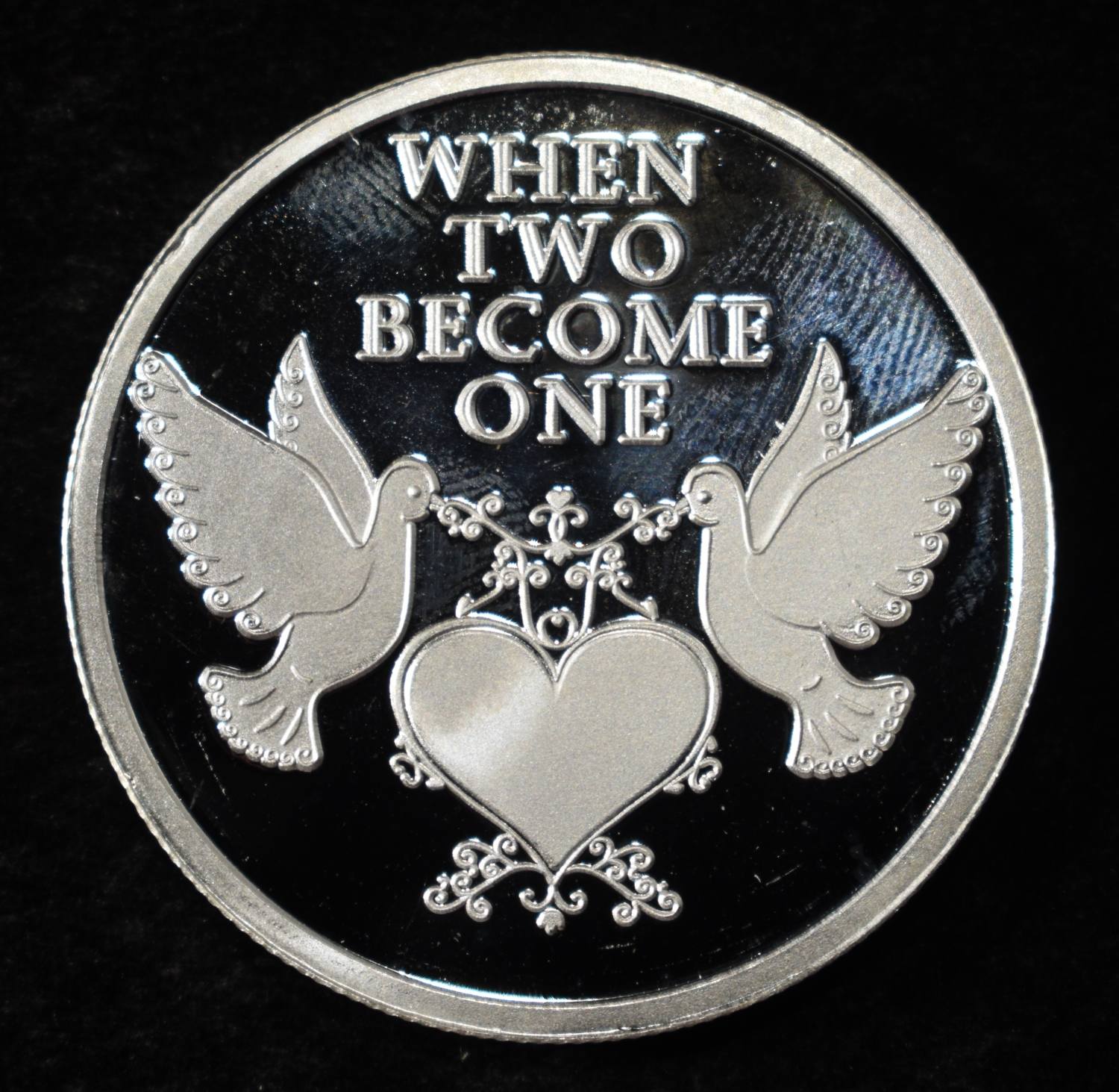 WEDDING 1 OZ .999 SILVER ROUND